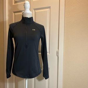 Under Armour Women's ColdGear® Armour ½ Zip in Black, Sz Small